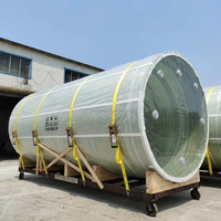 Tuyau de ventilation en PRV/GRP à grand diamètre, léger et haute résistance, en fibre de verre, pour l'évacuation industrielle – Prix usine