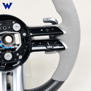 Volante de Fibra de Carbono Mate Personalizado para Mercedes Benz AMG Performance <span class=keywords><strong>Clase</strong></span> <span class=keywords><strong>E</strong></span> y <span class=keywords><strong>Clase</strong></span> G, Agarre Antideslizante Personalizado - Product Image 4
