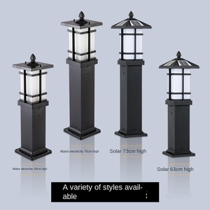 Lampe solaire LED pour pelouse, éclairage extérieur pour jardin, allée, résistante à l'eau IP65, corps en alliage d'aluminium, abat-jour en verre, lumière du jour 5000K - Product Image 6