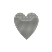 Lavage du visage Silicone forme de coeur visage tampons de nettoyage épurateur de pores bébé shampooing douche bain Massage lavage épurateur
