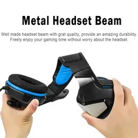 Casque de jeu filaire V3 original en gros avec microphone et lumière LED pour téléphone, ordinateur portable et PC Gamer