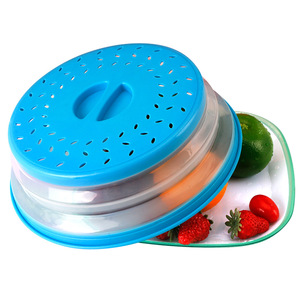 Tapa Protectora para Cocina, Cubierta de Plástico para Alimentos para Microondas, Plegable - Product Image 1