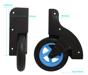 Ruedas de Repuesto de Goma Impermeables para Maletas, Accesorios para Maletas Portátiles - Product Image 4