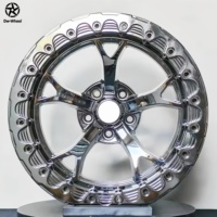 Jantes forgées chromées de style Beadlock modifiées DW Performance, 18, 19, 20 pouces, compatibles avec Nissan 350Z Z33 JDM Sports Coupes, jantes personnalisées