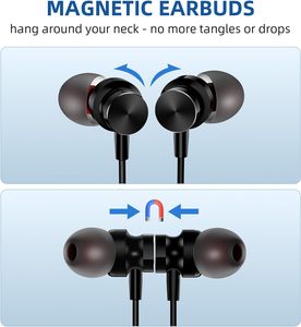 Casque USB-C magnétique Écoute simultanée Téléphone Chargement Double Port USB Écouteurs pour alimentation continue Audio - Product Image 3