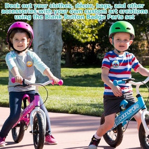 Phụ kiện máy làm huy hiệu: Nút huy hiệu 58mm/2.25 inch, mặt sau trong suốt, giấy trắng, phụ kiện - Product Image 6