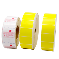 Étiquettes de codes-barres thermosensibles imperméables fabriquées en usine pour l'affichage des prix en supermarché - Imprimées en transfert couleur