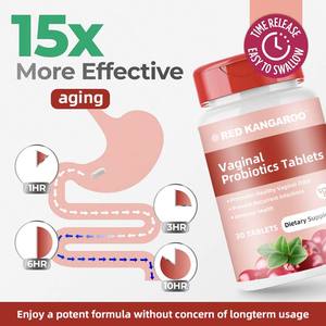 私人标签阴道益生菌片女性预防反复感染免疫健康益生元混合片补充剂 - Product Image 4