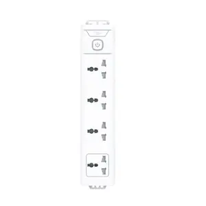 Group Socket 4 Gang with On Off Button Protection High Quality Extension Cord Extension Socket