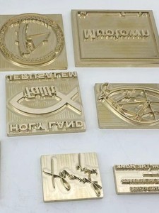 Matrice de gravure en cuivre pour personnalisation de logo, estampage à chaud sur cuir, estampage à chaud, matrice de marquage à chaud, matrices de chiffres, matrice de gravure sur mesure - Product Image 2