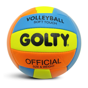 Balón de Voleibol <span class=keywords><strong>GOLTY</strong></span> GVM-1044 Talla 2, Peso 130-150G, Circunferencia 400-440MM, Mini, Infantil, Personalizado, Luminoso, de Cuero PVC - Product Image 1