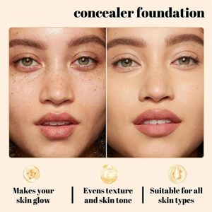 Fond de teint léger à couvrance totale, fond de teint naturel, fond de teint liquide, maquillage - Product Image 5