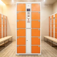 Casier de rangement intelligent en acier robuste, démontable, avec serrure à code, pour projets de stockage public commercial