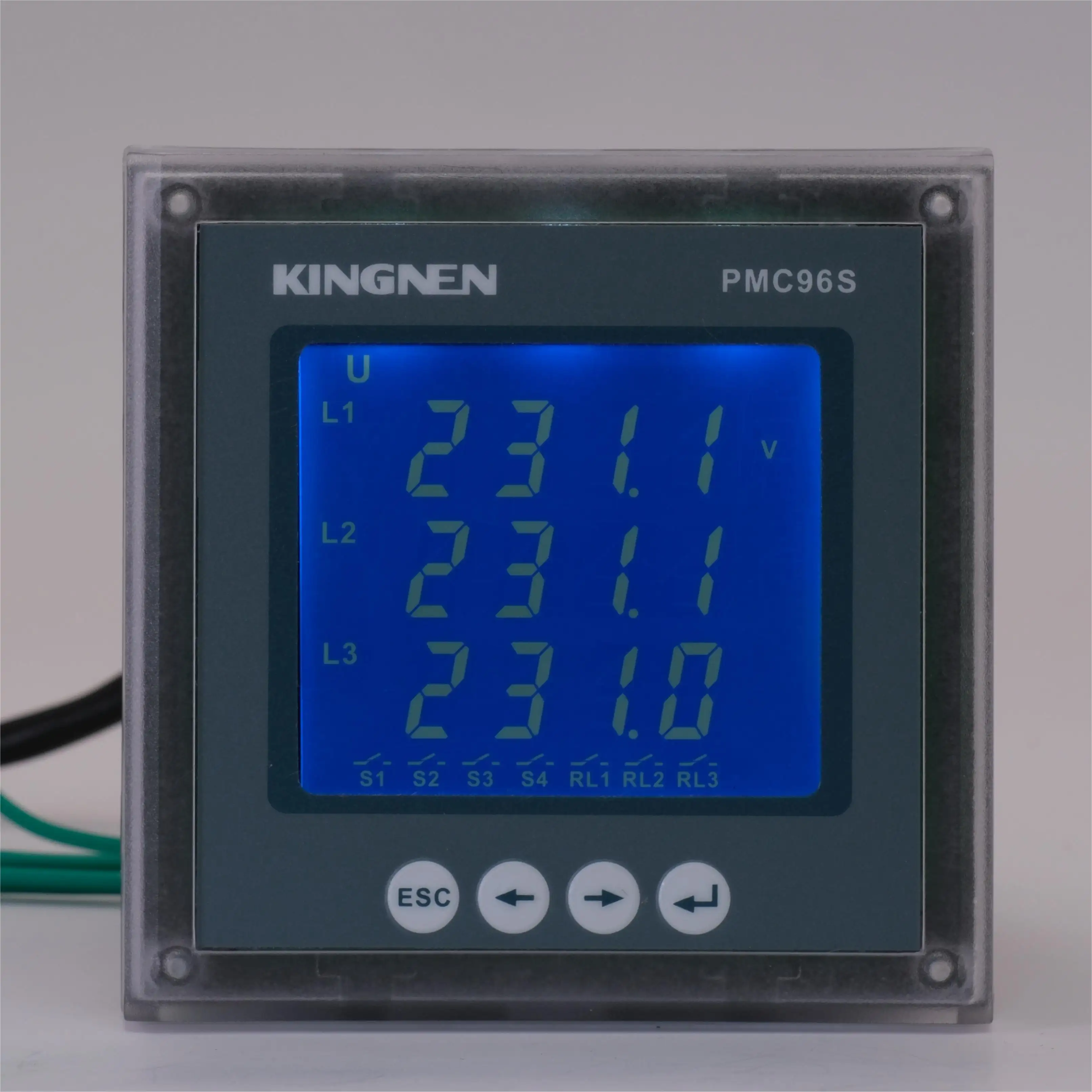 Pmc 96S Drie Fase Lcd-Scherm RS-485 Modbus Rtu Digitale Multifunctionele Stroom Energie Meter