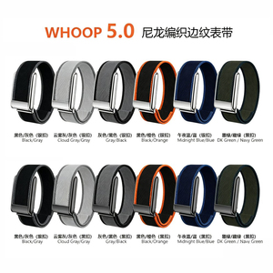 Correa de Repuesto de Nailon Trenzado de Dos Tonos con Patrón de Borde para Whoop 5.0 / Whoop MG Smart Band - Product Image 6