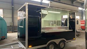 Sử Dụng Tùy Chỉnh 4-Bánh Xe Kim Loại Di Động Thực Phẩm Xe Tải Được Trang Bị Hoàn Chỉnh Nhà Thương Mại Nhà Bếp Tự Động Bán Hàng Tự Động Trailer Cho Thức Ăn Nhanh - Product Image 5