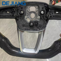 Volant en fibre de carbone pour Audi A3 8Y 8P 8V B8 B9 TTS A4 B8 B8.5 A5 A6 C6 C7 C8 4F A7 A8 Q3 Q5 S3 8V S4 S5 Rs3 Rs4 Rs5