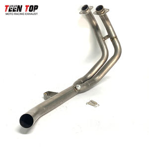 Sistema de escape para motocicleta TEENTOP 2019 + Adventurer para Yamaha <span class=keywords><strong>Tenere</strong></span> 700, tubo de escape de titanio, codo de escape delantero de 43mm - Product Image 2