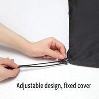 Housse de tondeuse à gazon Housse de tondeuse à gazon imperméable et robuste avec revêtement de protection Housse universelle à cordon de serrage Sac de rangement