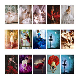 Kit de <span class=keywords><strong>peinture</strong></span> à l'huile par numéros pour enfants adultes dessin <span class=keywords><strong>peinture</strong></span> avec pinceaux DIY <span class=keywords><strong>peinture</strong></span> par numéros fille <span class=keywords><strong>danseuse</strong></span> chaude - Product Image 2