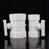 Clapet de ventilation en PVC pour système CVC