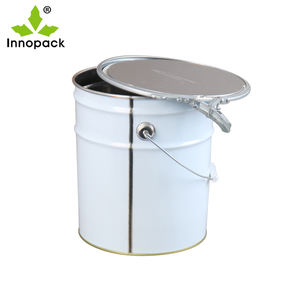 Cubo de tambor único de 20l más vendido, metal y estaño de plástico impreso personalizado con soporte de promoción del fabricante - Product Image 2