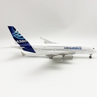Modèle d'avion Boeing 787/737 sculpté en résine solide à l'échelle 1:130 de 30 cm, avec support, cadeau de collection pour les passionnés d'aviation