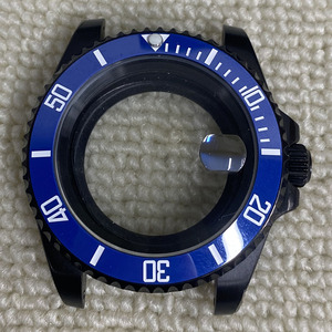 Accesorios de caja negra de fibra de carbono y acero inoxidable de 40 mm compatibles con el movimiento 2813 8215, piezas de reloj mecánico totalmente automático - Product Image 3