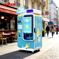 Distributeur automatique de crèmes glacées pour la croissance des entreprises de distribution, solution intelligente de crème glacée molle pour les exploitants et l'extension de leur réseau