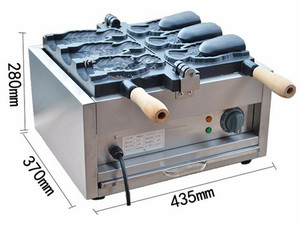 Machine à glace japonaise Taiyaki Machine électrique à cornets de crème glacée en forme de poisson - Product Image 4