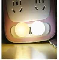 5V 1A blanc/blanc chaud prise en forme de champignon usb mini veilleuse ordinateur lumière USB pour le travail