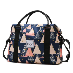Lightweight Simple Crossbody Travel Bag Weekender Printed Fitness Gym Luggage Short-Distance Business Trips Large Polyester - Product Image 1