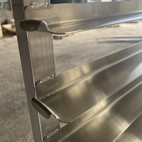 Chariot de séchage rotatif en acier inoxydable 304 (600x400) pour fours de boulangerie, avec grille de refroidissement et de cuisson