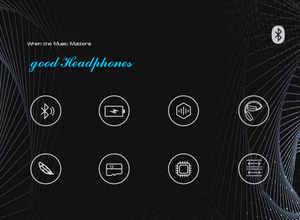 Nouveaux écouteurs Bluetooth sans fil et filaires supra-auriculaires avec fente pour carte TF, aspect simple et élégant, petit format - Product Image 3