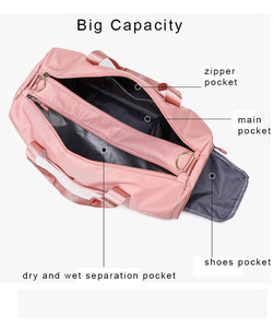<span class=keywords><strong>Borsa</strong></span> da palestra con borsone sportivo con borsone da allenamento Yoga da viaggio per il fine settimana notturno a spalla con scomparto per scarpe - Product Image 3