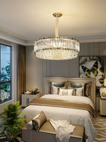 Lustres contemporains luxueux en cristal, couleur argent et or moderne, pour table à manger, lampe suspendue blanc chaud 3000k
