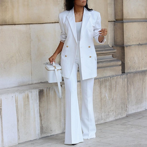 Completo <span class=keywords><strong>da</strong></span> <span class=keywords><strong>Donna</strong></span> Due Pezzi Giallo e Rosso, Set Giacca e Pantaloni per <span class=keywords><strong>Donna</strong></span>, Abito Formale <span class=keywords><strong>da</strong></span> <span class=keywords><strong>Ufficio</strong></span>, Outfit <span class=keywords><strong>da</strong></span> Lavoro per Dirigente - Product Image 2