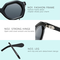 Lunettes de soleil carrées tendance 2026 en acétate géométrique à monture complète, verres TAC UV400, durables, anti-reflets, marque Shoneray, plusieurs couleurs disponibles