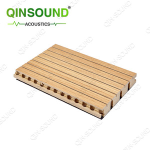 Bảng Giảm Tiếng Ồn <span class=keywords><strong>MDF</strong></span> Bảng Âm Thanh Hấp Thụ Bằng Gỗ Có Rãnh - Product Image 5