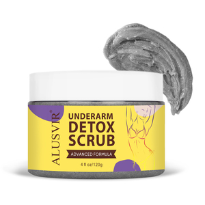 Logo personnalisé naturel doux charbon de bois nettoyage exfoliant aisselle détox blanchiment <span class=keywords><strong>gommage</strong></span> crème Body blouses vente en gros - Product Image 1