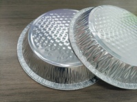 Plaques en aluminium rondes pour tartes, moules de cuisson, à emporter, logo personnalisé