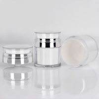 Flacon cosmétique sous vide pour crème visage, fond de teint liquide et crème contour des yeux, avec pompe pulvérisatrice et boîte vide scellée