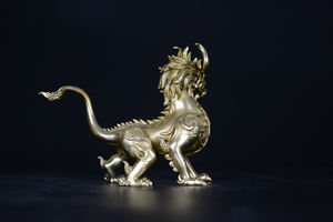 중국 용 조각상 청동 용의 아홉 아들 - 치우니우 조각상 디지털 프린팅 조각 주조 금속 맞춤 제작 실물 크기 - Product Image 3