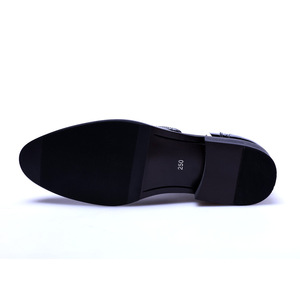 Nuevos Zapatos de Hombre de Piel Genuina Negros y Blancos con Punta Abierta - Zapatos de Negocios con Tiras para Hombre - Product Image 5