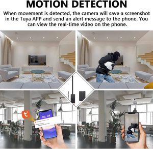 Cámara WiFi Compacta y Duradera con Control Remoto, Grabadora de Video Mini HD 1080P para Vigilancia de Toda la Casa - Product Image 6