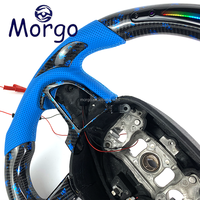 Volant en fibre de carbone avec LED personnalisées pour Dodge, accessoires pour voitures Dodge Charger Challenger Hellcat SRT RT 392 Scat-pack