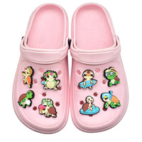 Breloques de chaussures tortue marine pour vacances à la plage, promotion, cadeau souvenir, décoration de chaussures, surf, plongée, sabots, breloques tortue