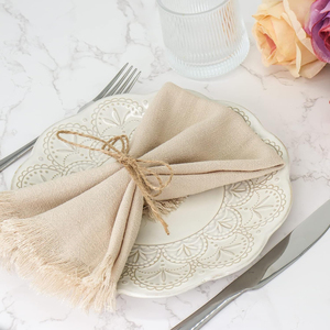 100% serviettes en tissu de lin faites à la main serviettes brodées de qualité Style classique serviettes unies durables couleurs personnalisables pour - Product Image 1