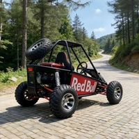 Go-Kart Todoterreno de Gasolina de 200cc, Vehículo Todoterreno de Cuatro Ruedas, Versión Monoplaza para Montaña y Selva