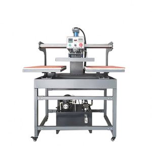 Prensa Térmica Hidráulica Avanzada para la Industria Textil con Placa Doble y Operación Motorizada - Product Image 2